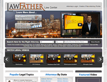 Tablet Screenshot of lawfather.com