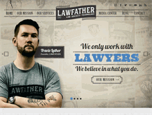 Tablet Screenshot of lawfather.net